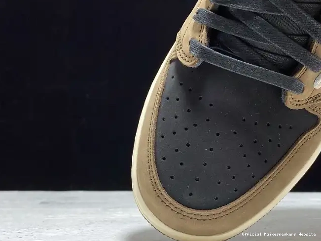 Official Maikesneakers x Dark Mocha Travis CQ4277-001 Low Scott SP Air 1 OG Jordan 0325